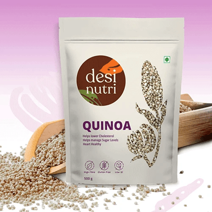 Desi Nutri Quinoa Millet Grains | Millets | Natural Grains | Korralu | Navanakki | Bathua | Quinoa Millet - 500 gms | Rich in Fiber and Protein | Siridhanya Millets | Sri Anna | Sree Anna